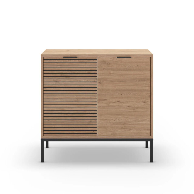 CaliCosy Kleine buffetkast met 2 deuren en metalen poten ariel l80 cm 2930283 large