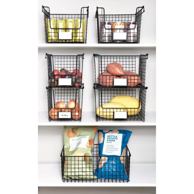 CaliCosy Gevlochten stalen mand 20cm mat classico 2928943 large