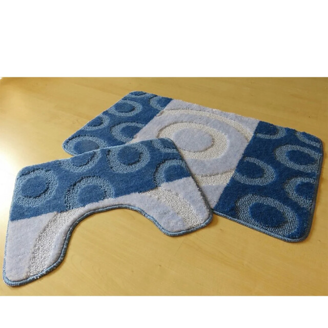 CaliCosy Blauwe badkamer en wc tapijt set 2928822 large