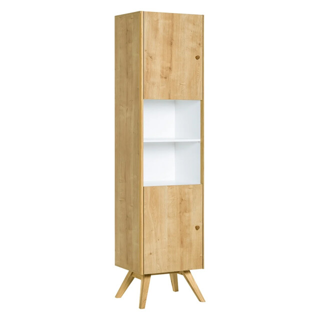 CaliCosy Vitrine 2 deuren met centrale plank h207,5 cm nature 2936928 large