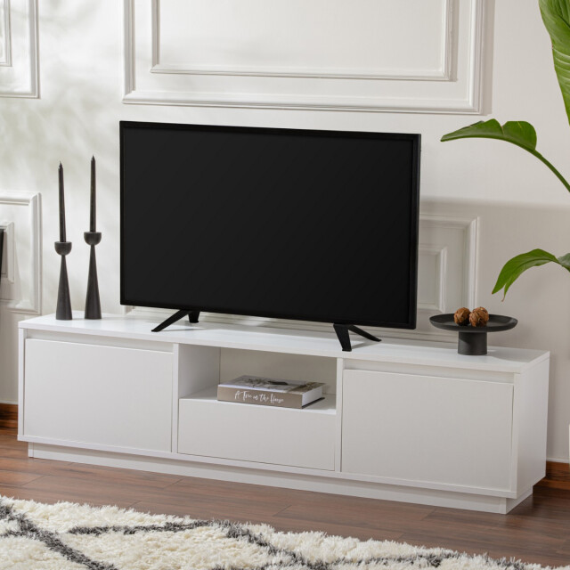 CaliCosy Tv-meubel met 3 neerklapbare deuren en 1 open vak l160 cm vanguard 3016939 large
