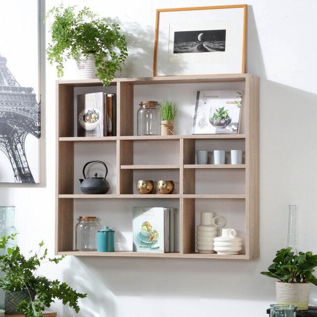 CaliCosy Wandplank 9 compartimenten l90 cm mika 2936968 large