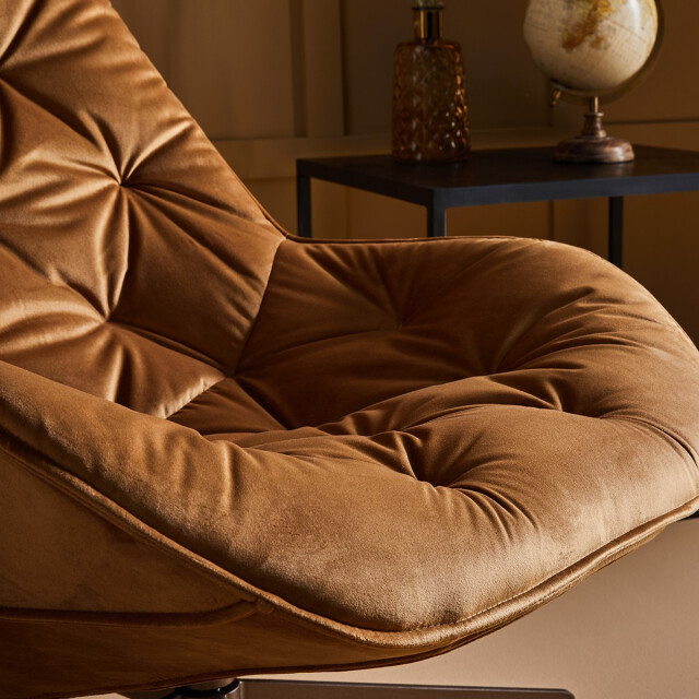 Signature James fluwelen draaibare fauteuil 2931762 large