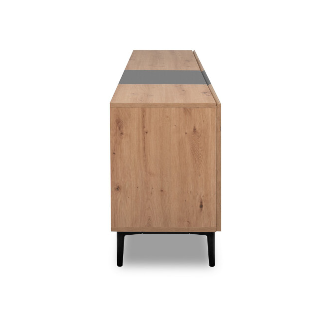 CaliCosy Buffet bas 4 deuren decor licht hout l200 cm nola 2932062 large
