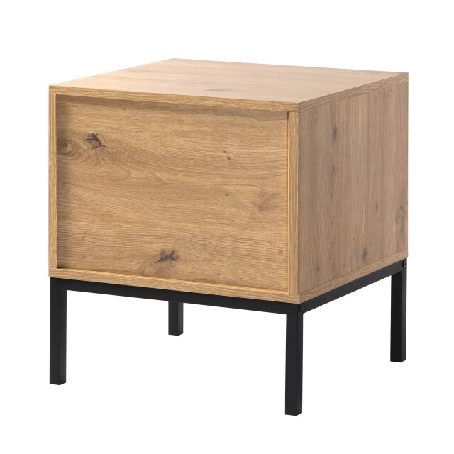 CaliCosy Nachtkastje met 2 lades, eikendecor, hoogte 50 cm lenny 2930242 large