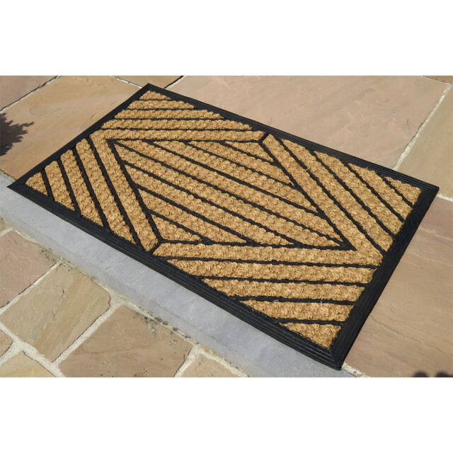 CaliCosy Kokosmat met ruitpatroon 75 x 45 cm 2929182 large