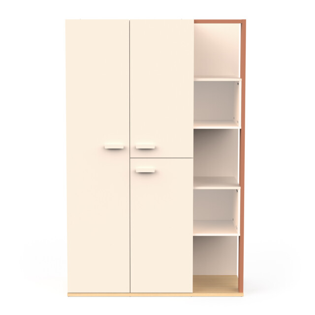 CaliCosy Kast met 3 deuren en 5 open vakken l119,7 cm camillia 3040615 large