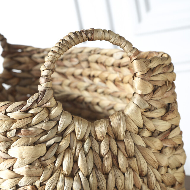 CaliCosy Water hyacint mand met handvaten hoogte 22cm 2929022 large