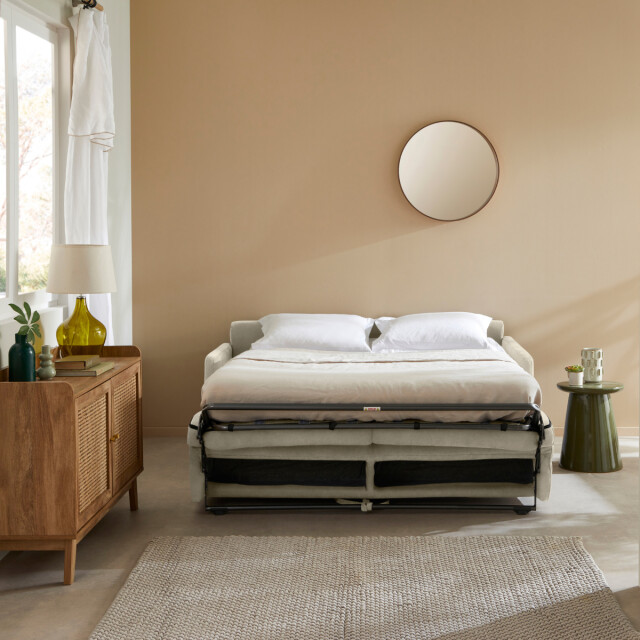 CaliCosy 3-zits slaapbank met express-opening in stof l175 cm cosenza 3034595 large