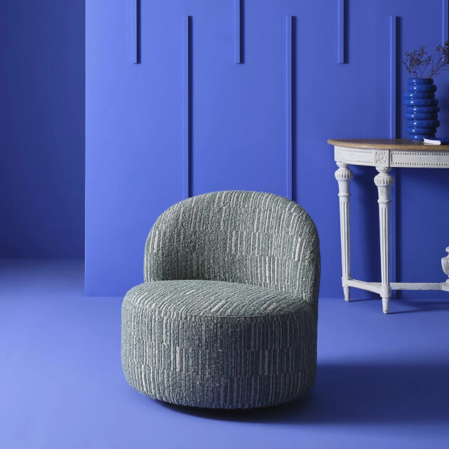 Signature Draaibare fauteuil in groene stof l74 cm culbuto 3061015 large