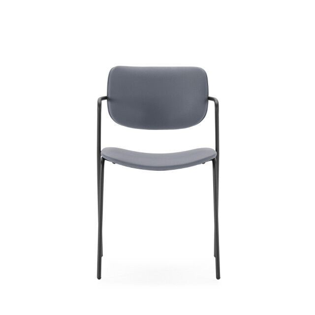 CaliCosy Set van 2 stoelen met zwarte metalen poten l49 cm maika 3078774 large
