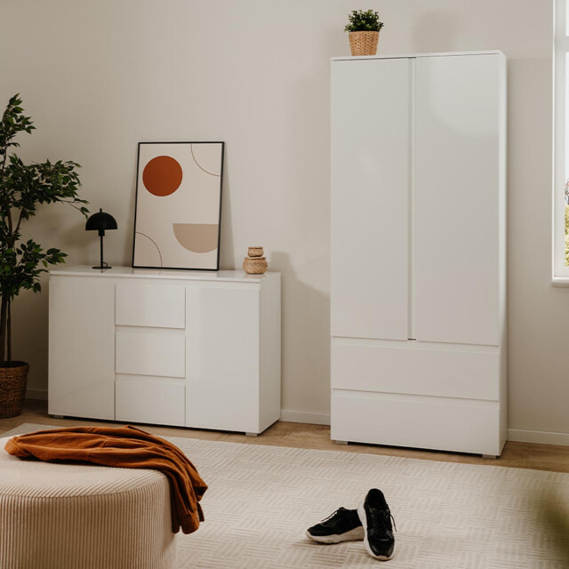 CaliCosy Sideboard 2 deuren 3 laden wit l120 cm pretoria 2930221 large