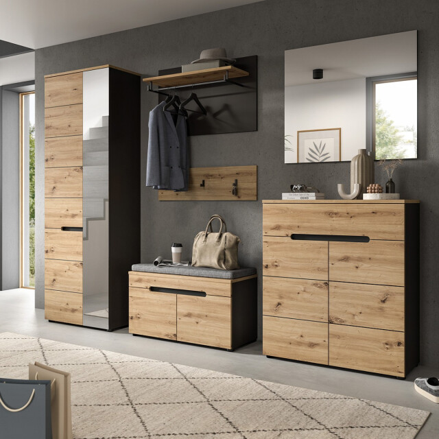 CaliCosy 2-deurs kast met 1 spiegel l65 cm canu 2951195 large