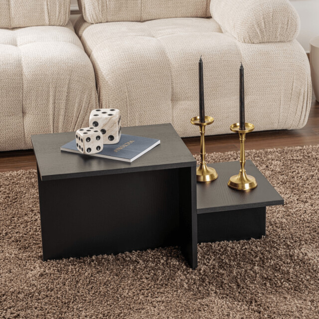 CaliCosy Salontafel 2 niveaus l80 cm harmony 3016934 large