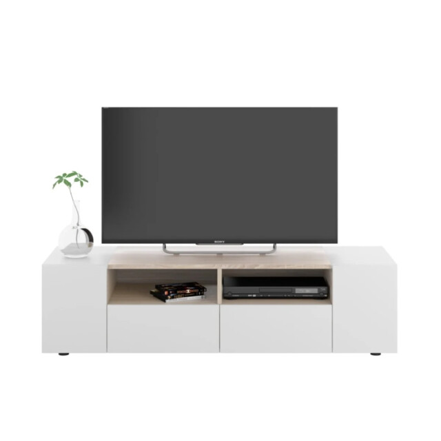 CaliCosy Tv-meubel met 4 deuren en 2 opbergvakken tamiko l138 cm 2936946 large