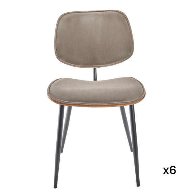 Signature Set van 6 fluwelen stoelen olympia 2936806 large