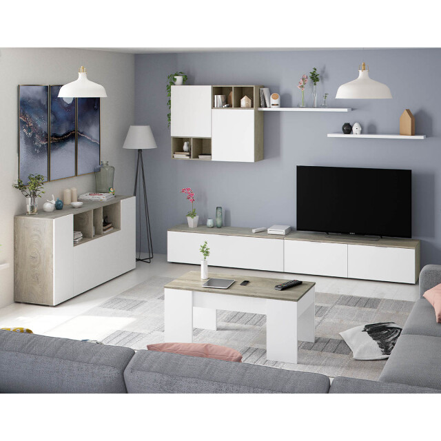 CaliCosy Buffetkast met 3 deuren en 3 niches l150 cm tamiko 2937026 large