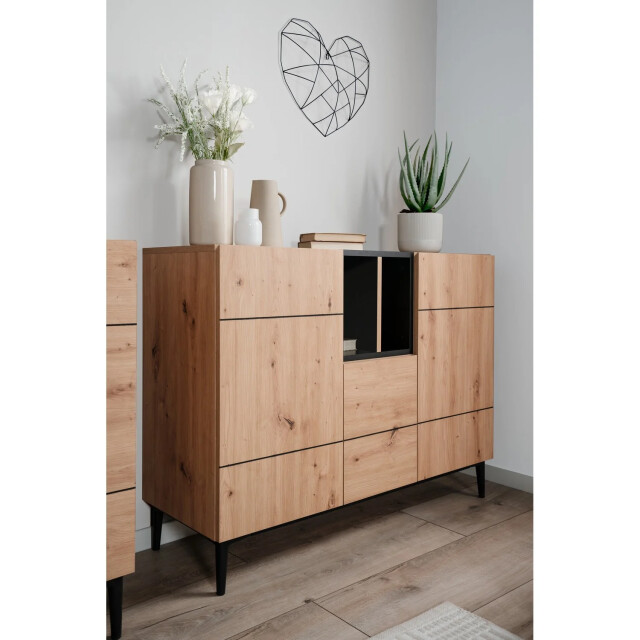 CaliCosy Buffet 3 deuren 2 nissen l120 cm nola 2932061 large