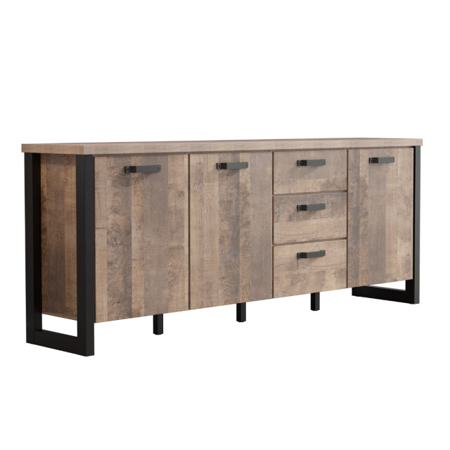 CaliCosy Laag dressoir met 3 deuren en 3 lades l214 cm emile 3042533 large