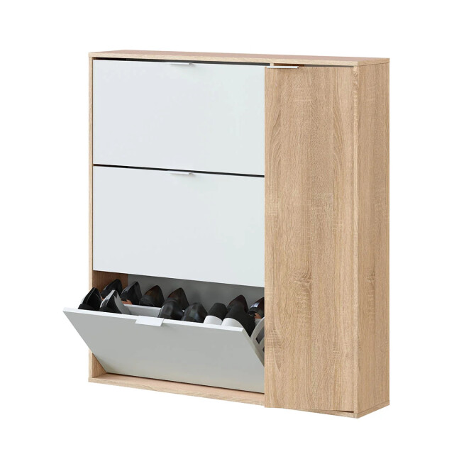CaliCosy Schoenenkast met 3 kleppen en 1 deur 30 paar l106 cm 2936944 large