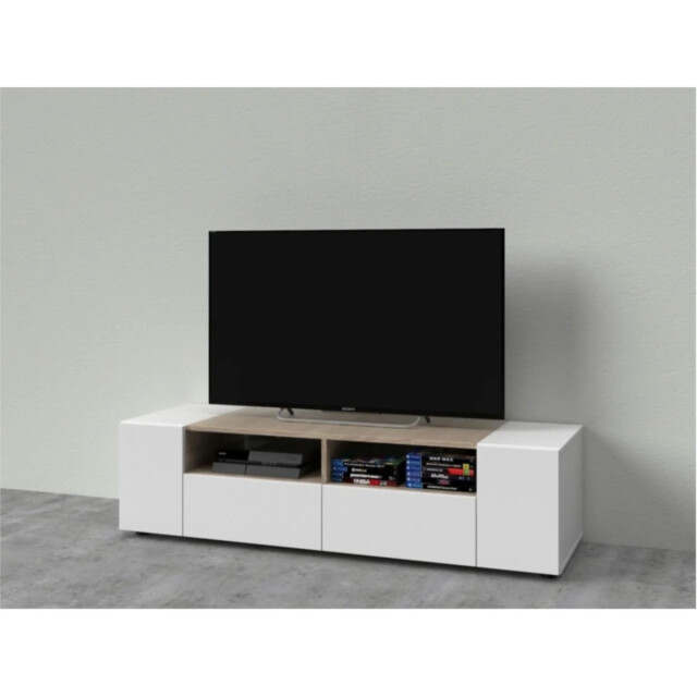 CaliCosy Tv-meubel met 4 deuren en 2 opbergvakken tamiko l138 cm 2936946 large