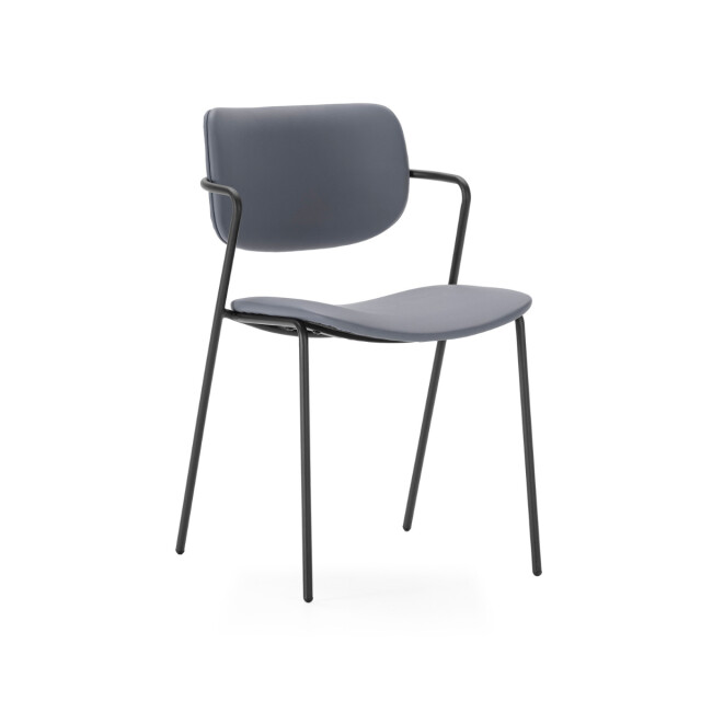 CaliCosy Set van 2 stoelen met zwarte metalen poten l49 cm maika 3078774 large