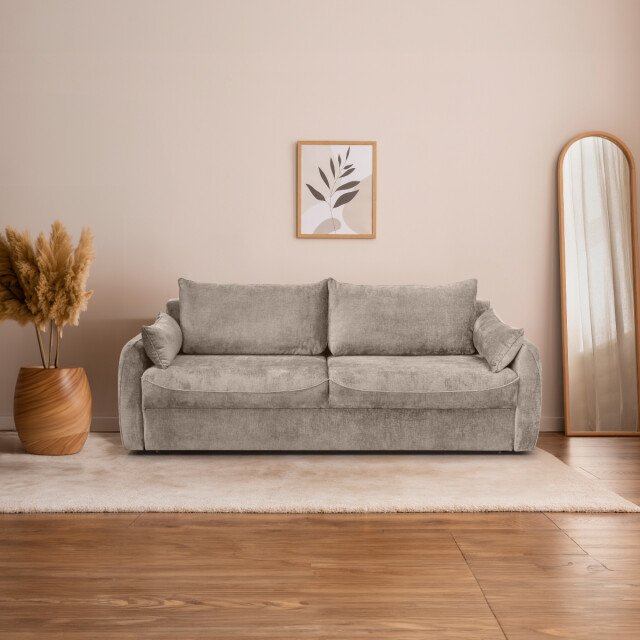 CaliCosy Slaapbank 3-zits in stof l230 cm soho 3156468 large