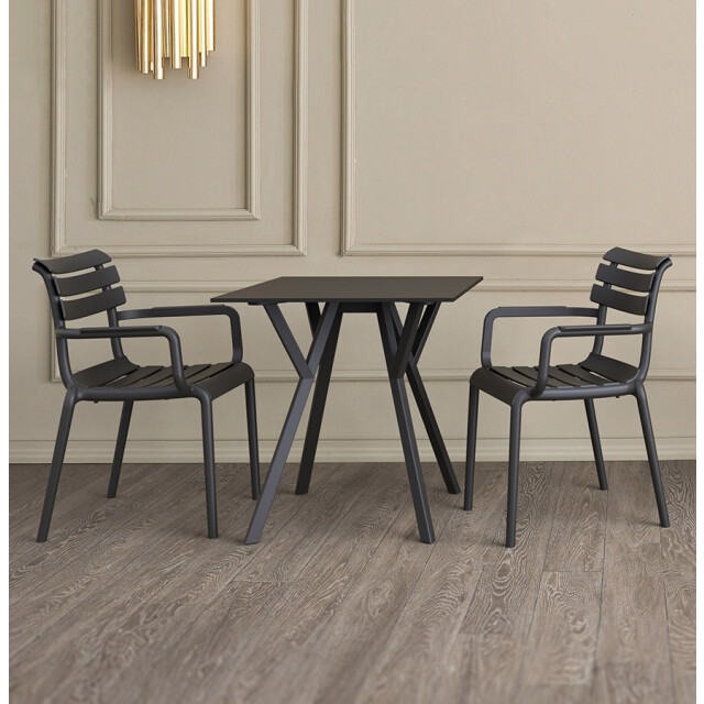 Alterego Tuinstoel met armleuningen flora 58x59x84 cm 3190795 large