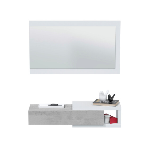 CaliCosy Hangende console omkeerbaar met 1 lade en 1 spiegel l95 cm noon 2982043 large