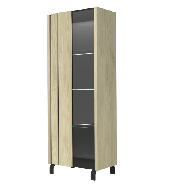 CaliCosy Boekenkast met 1 deur en vitrinekast rush franse productie 2931820 large