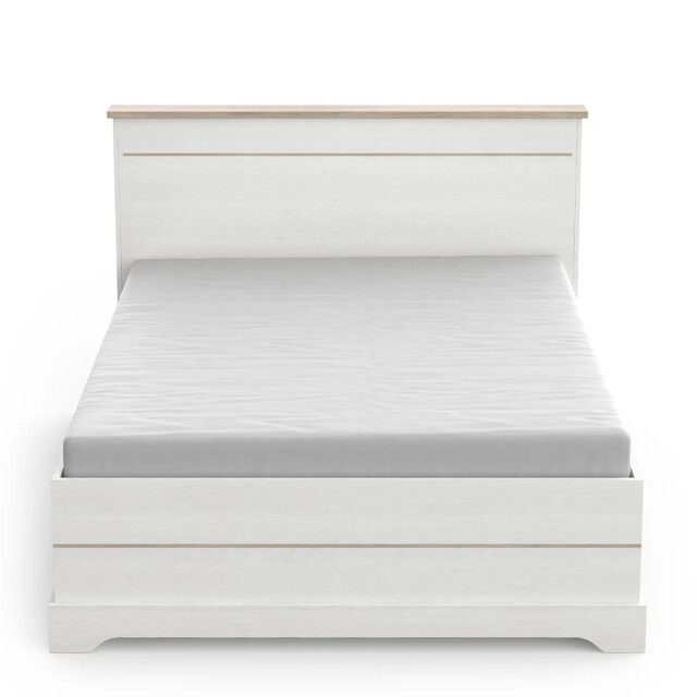 CaliCosy Bed met 2 laden en 2 vakken 140x190 cm wit cottage 2930621 large
