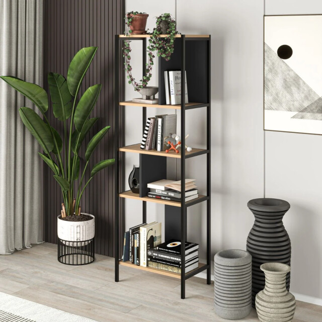 CaliCosy Boekenrek met metalen poten h175 cm alabama 2930280 large