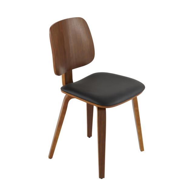 Signature Set van 6 stoelen in zwart vinyl h80,5 cm brand 3066914 large