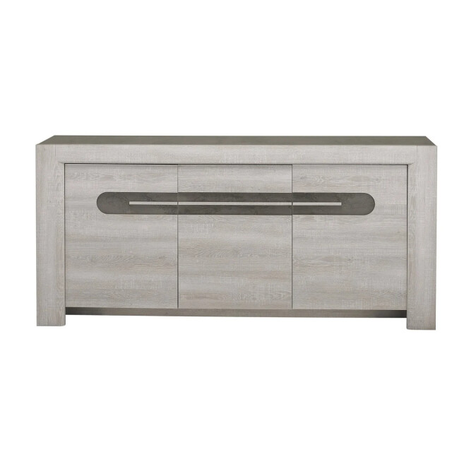 CaliCosy 3-deurs dressoir, eikenkleur gemaakt in frankrijk 2931979 large