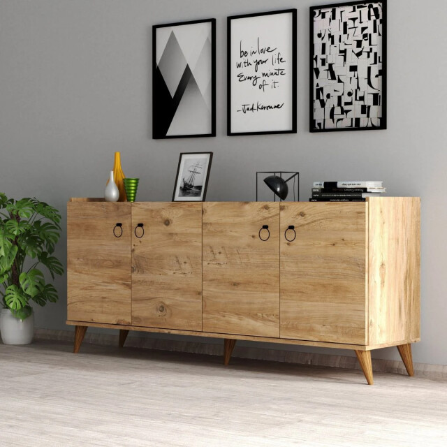 CaliCosy Buffet 4 deuren decoratie grenen atlantisch l180 cm 2930419 large