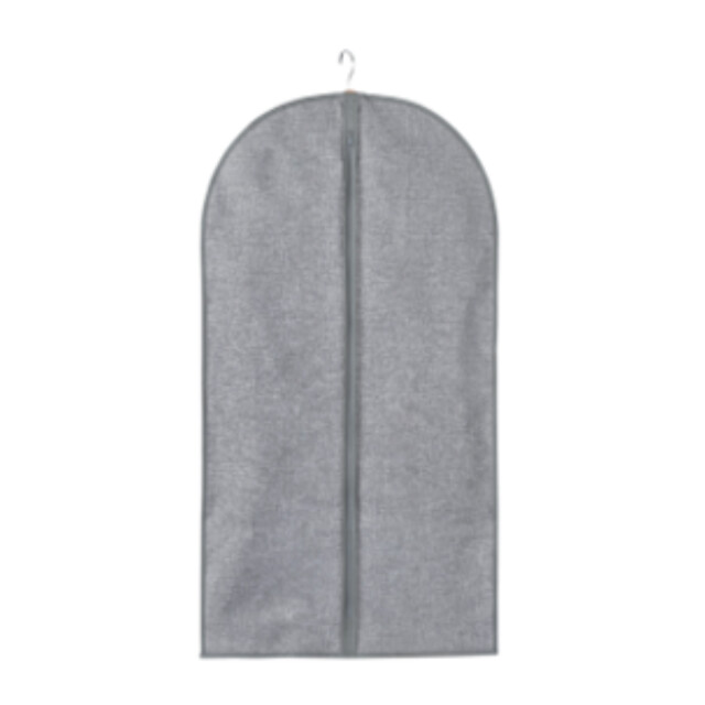 CaliCosy Beschermhoes voor kleding in grijze linnenlook stof h100 cm 3040152 large
