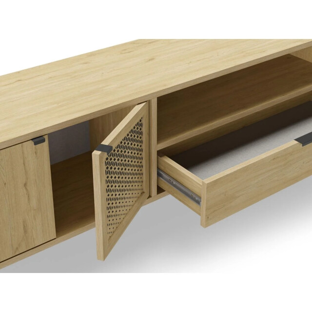 CaliCosy Tv-meubel 2 deuren 1 lade 1 nis l160 cm inca 2930299 large