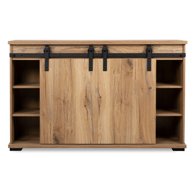 CaliCosy Buffet 2 schuifdeuren en 3 centrale lades l140 cm manzano 2932059 large