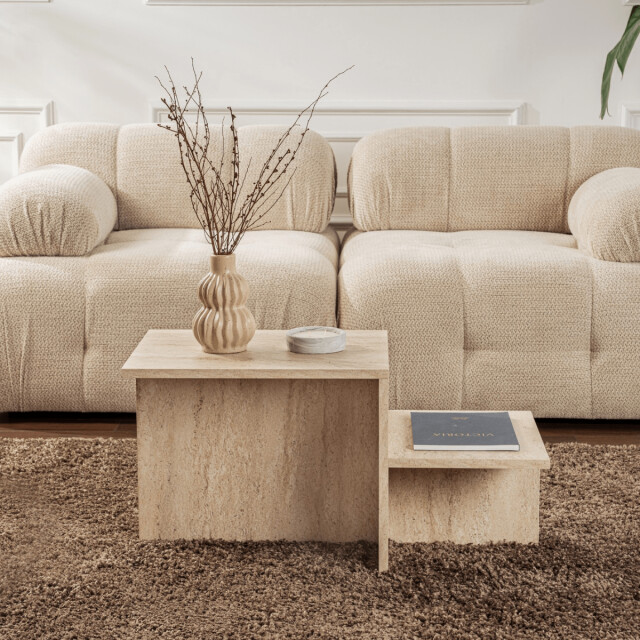 CaliCosy Salontafel 2 niveaus l80 cm harmony 3016932 large