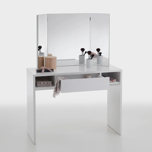 CaliCosy Kaptafel 1 lade 2 nissen met spiegel schminki 2937085 large