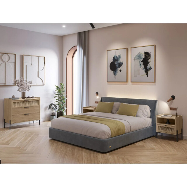 CaliCosy Ladenkast met 3 laden en metalen poten inca l90 cm 2930300 large