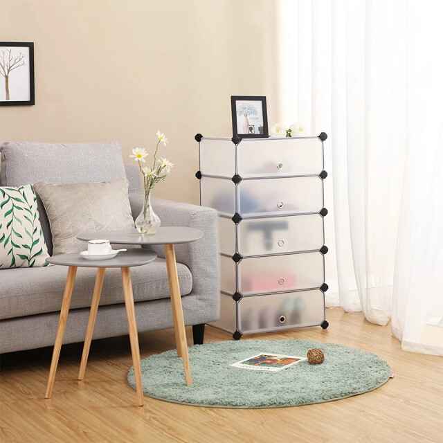 CaliCosy Schoenenrek 10 modulaire compartimenten l43 cm 2929380 large