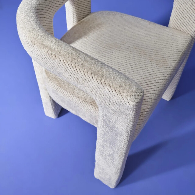 Signature Bridge-fauteuil in écru stof l63 cm tapissier 3061013 large
