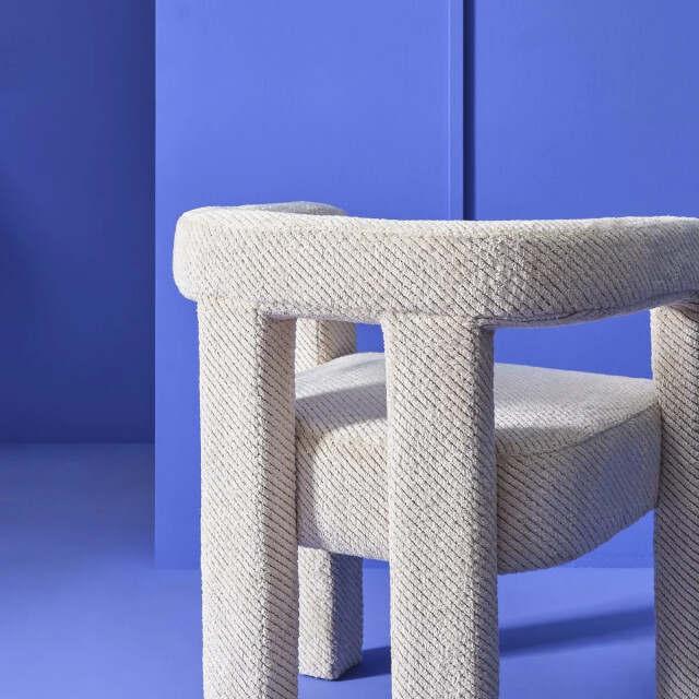 Signature Bridge-fauteuil in écru stof l63 cm tapissier 3061013 large