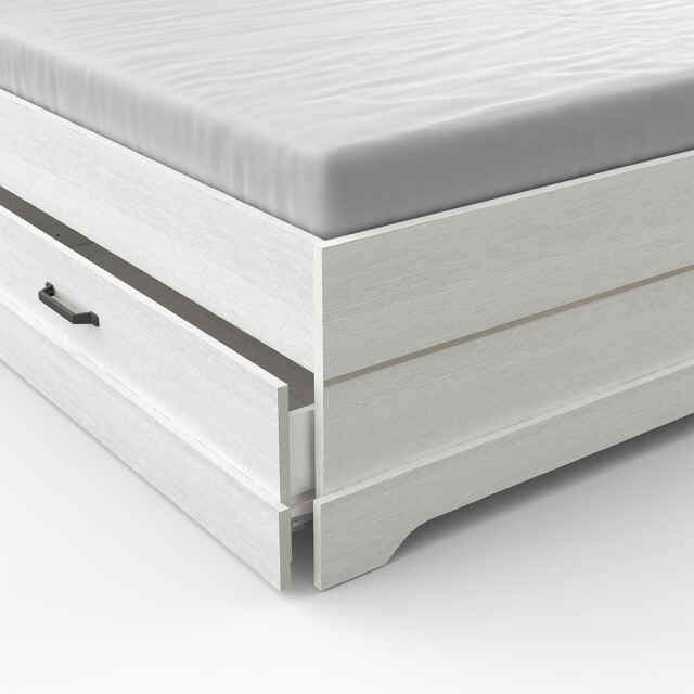 CaliCosy Bed met 2 laden en 2 vakken wit cottage 2930622 large