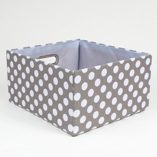 CaliCosy Grijze stoffen lade met witte stippen 2928337 large