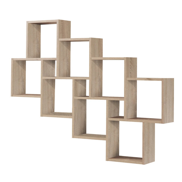 CaliCosy Wandplank met 11 zwevende compartimenten laurio 2936964 large