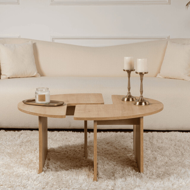 CaliCosy Set van 2 salontafels l90 cm moira 3061532 large