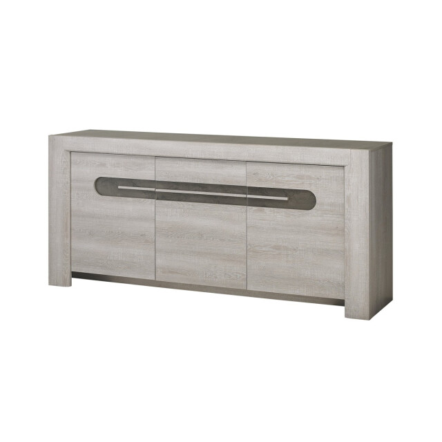 CaliCosy 3-deurs dressoir, eikenkleur gemaakt in frankrijk 2931979 large