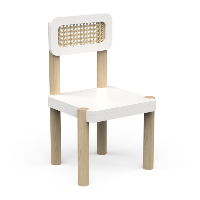 CaliCosy Set tafel & stoelen wit l60 cm ochna 3094606 large
